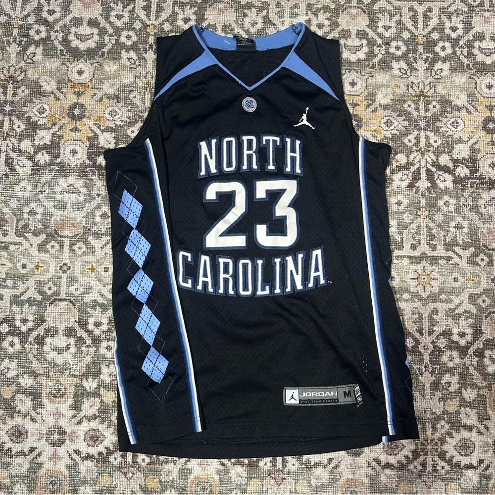Jordan Black and Blue North Carolina Jersey